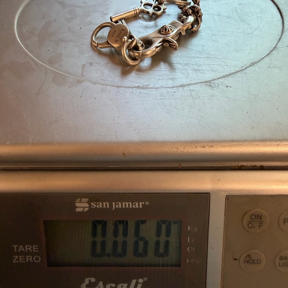 Sterling silver Key and Chain Clasps - Picture 4 of 5